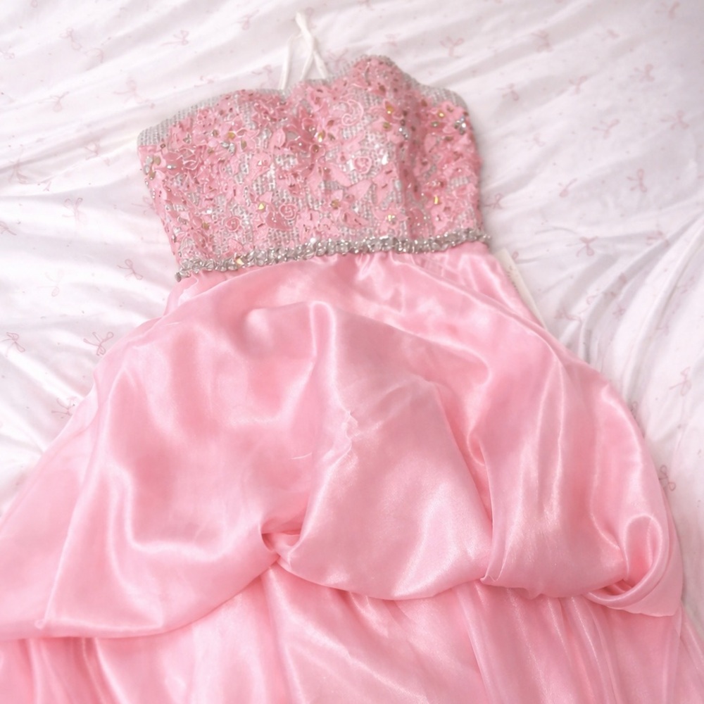 Elegant Pink Prom Dress